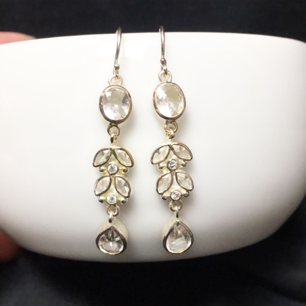 Rhinestone Drop Earrings